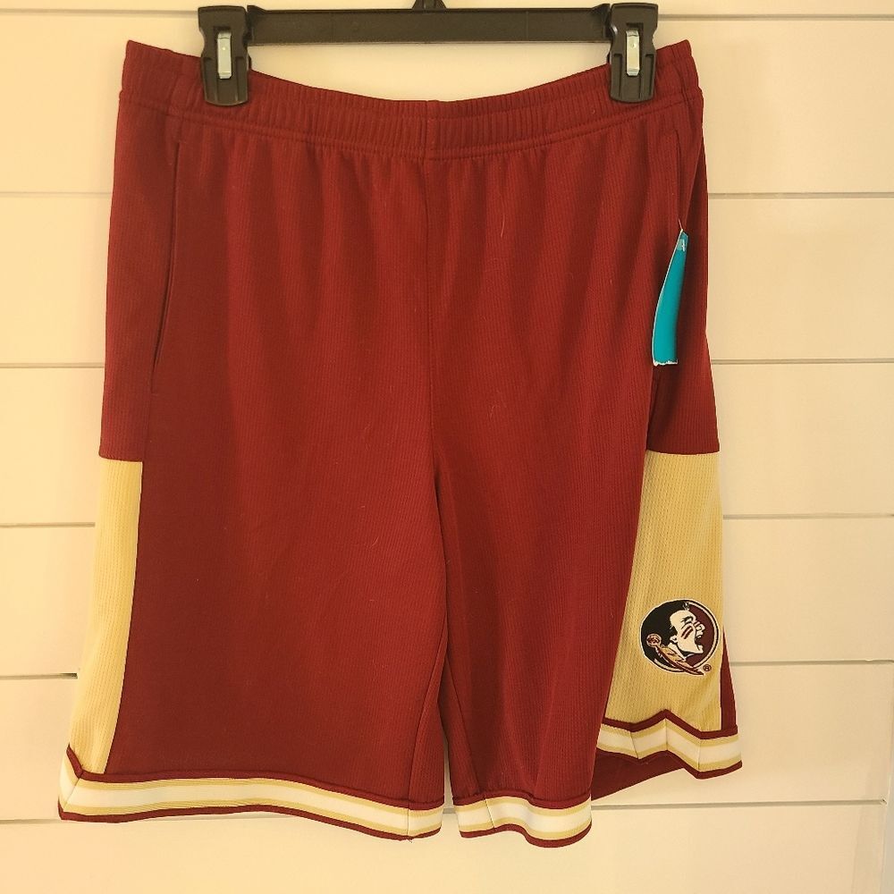 Gen 2 FSU Kids Maroon and Gold Athletic Shorts